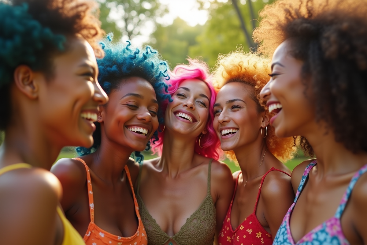 cheveux brillants